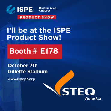 STEQ America exhibiting pharmaceutical manufacturing and aseptic processing solutions at ISPE Boston Product Show 2026